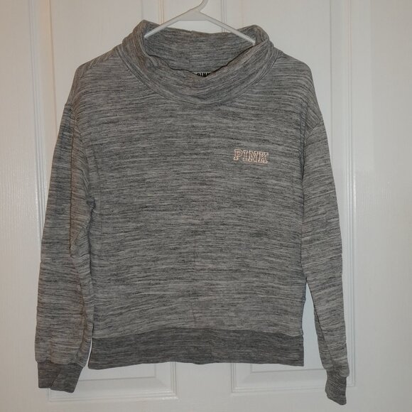 PINK by Victoria’s Secret Cowl Neck Sweatshirt Size XS - Picture 1 of 7